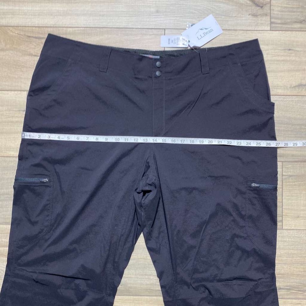 LL Bean Womens Vista Trekking Pants Size 24W Black‎ Quick Dry Lightweight - Picture 3 of 13